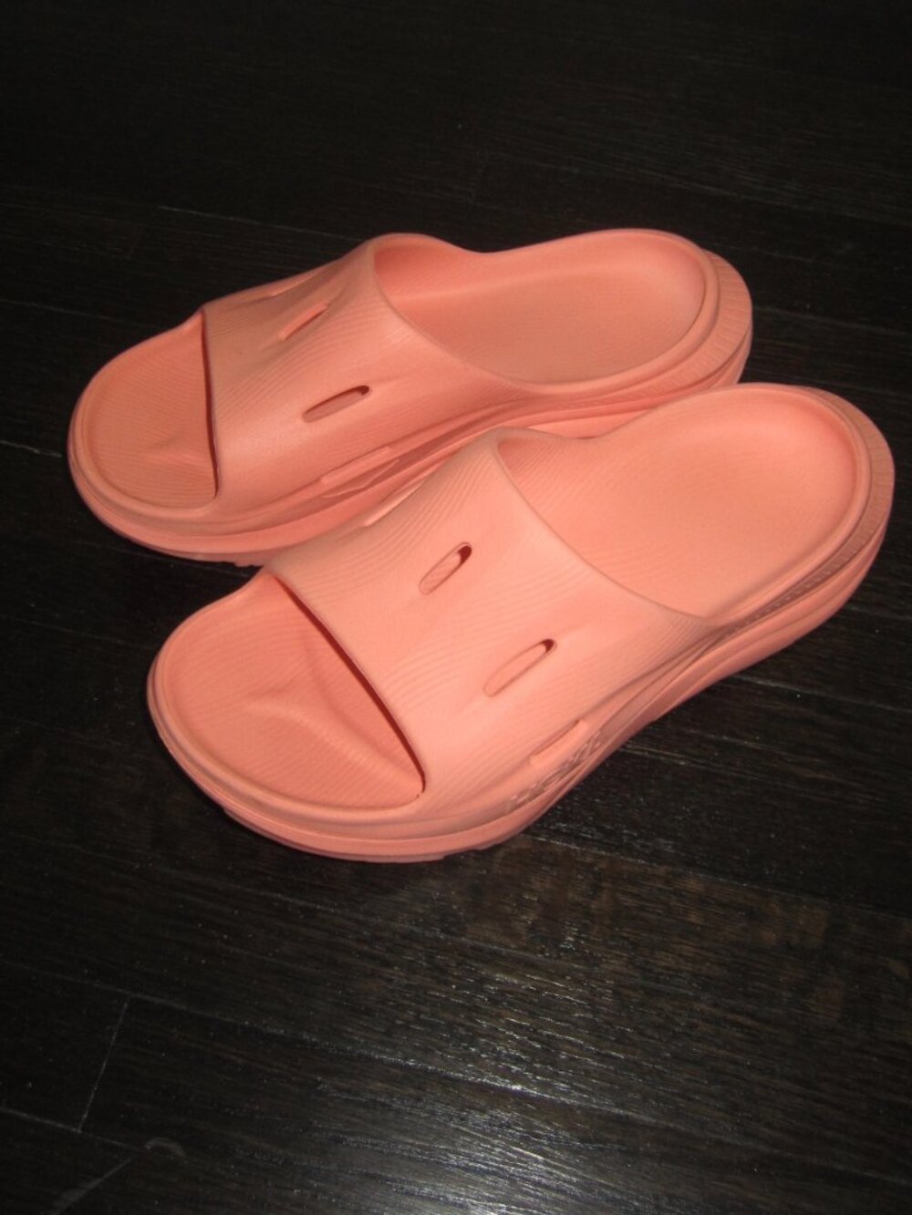 HOKA ORA Recovery Slide 3 Sandals Peach Women's 8 - Picture 2 of 8